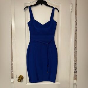 Elegant Blue Women's Dress